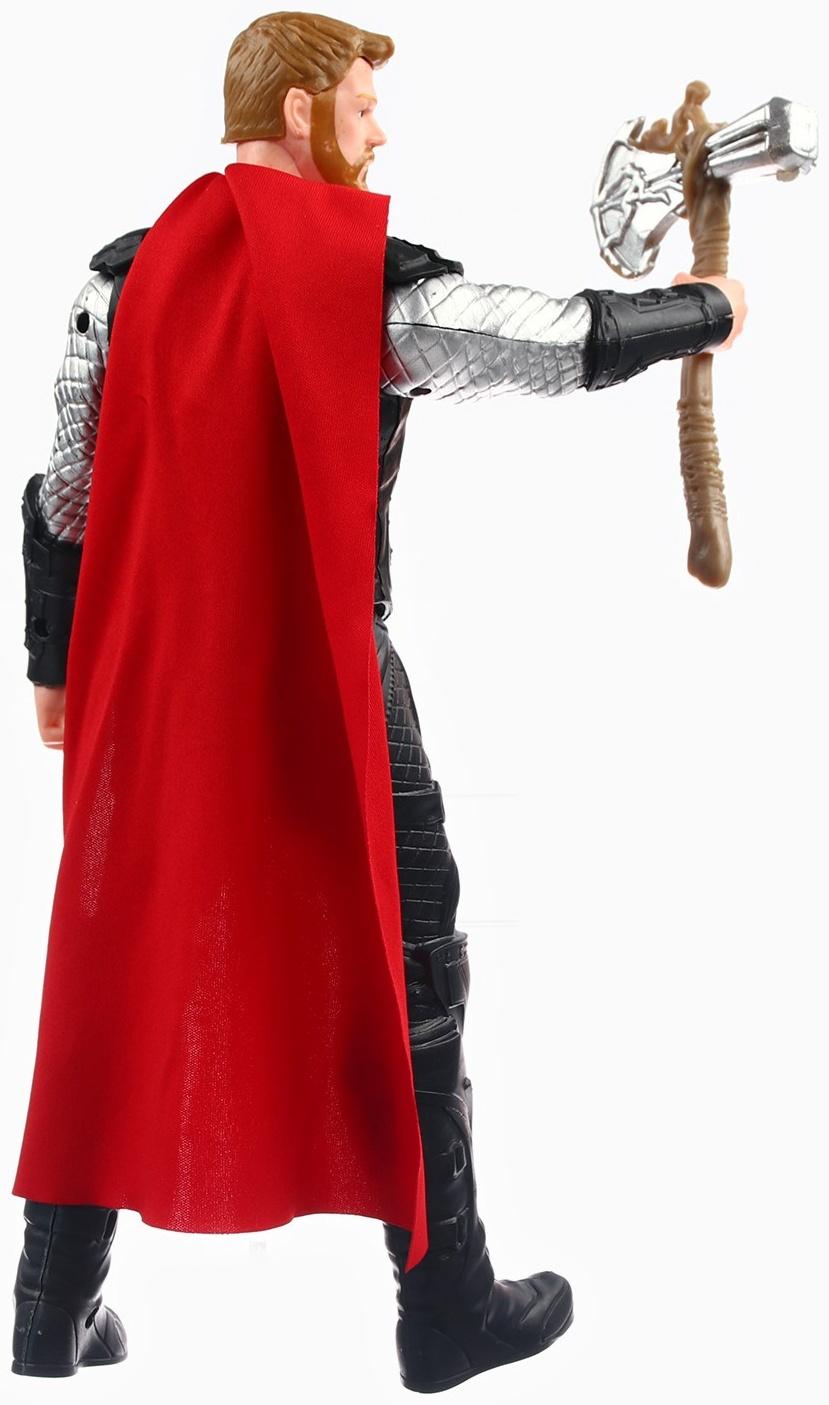 Фигурка «Тор с короткими волосами», коллекционная, с оружием, световые эффекты, Мстители