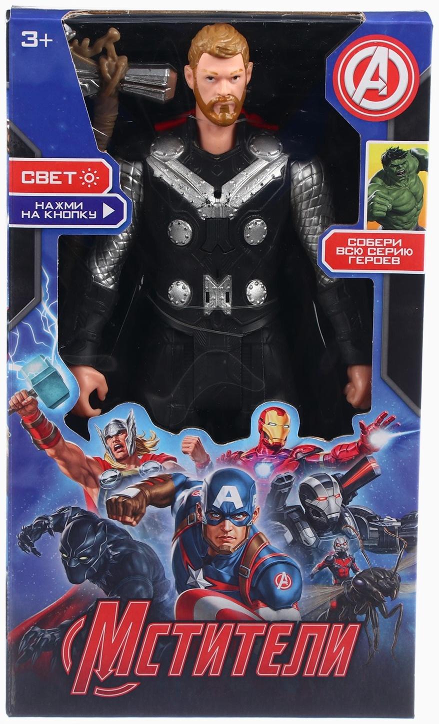 Фигурка «Тор с короткими волосами», коллекционная, с оружием, световые эффекты, Мстители
