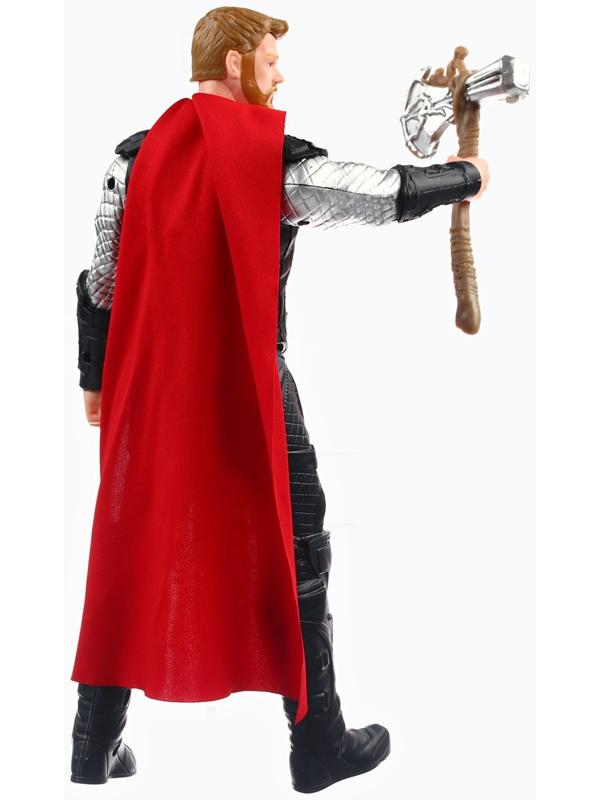 Фигурка «Тор с короткими волосами», коллекционная, с оружием, световые эффекты, Мстители