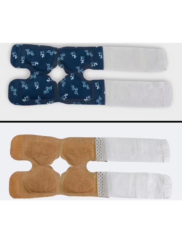 Бандаж самонагревающийся для коленного сустава, 14 × 18 × 0,5 см, цвет синий