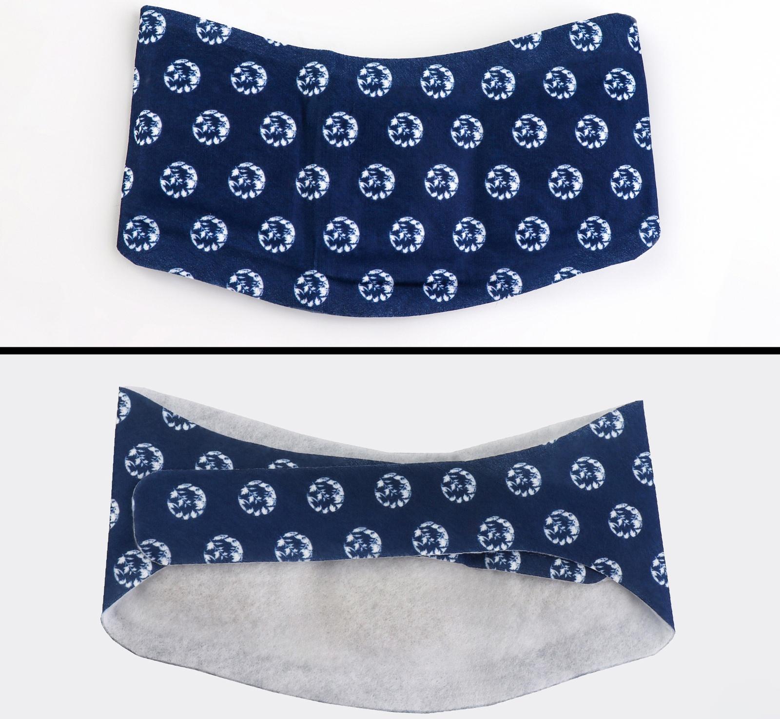 Бандаж самонагревающийся для шеи, 14 × 18 × 0,5 см, цвет синий