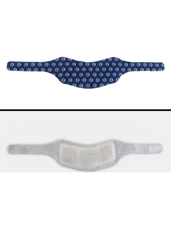 Бандаж самонагревающийся для шеи, 14 × 18 × 0,5 см, цвет синий