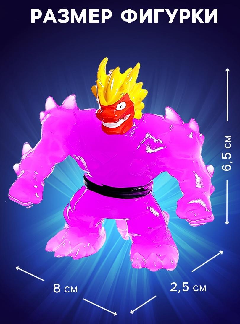 Фигурка-тянучка «Тяну-Джитсу», с машинкой, 2в1, МИКС