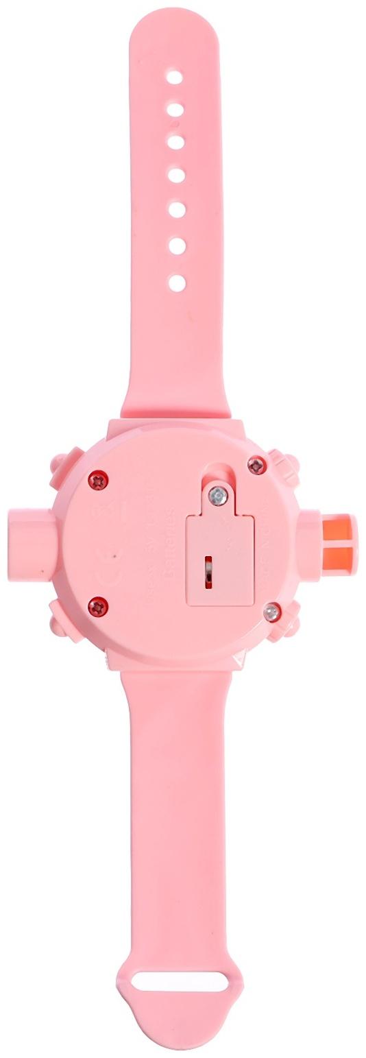 Часы-проектор «Милашки», световые эффекты, 24 картинки, цвет розовый