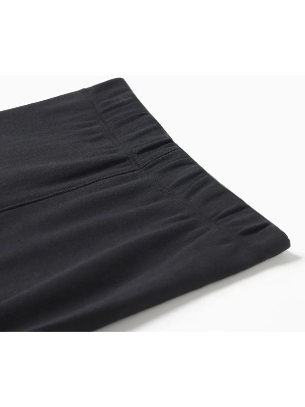 Комплект женский (фуфайка, кальсоны) термо, цвет чёрный, р-р 48