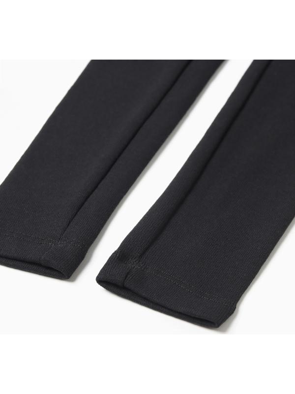 Комплект женский (фуфайка, кальсоны) термо, цвет чёрный/фиолетовый, р-р 52