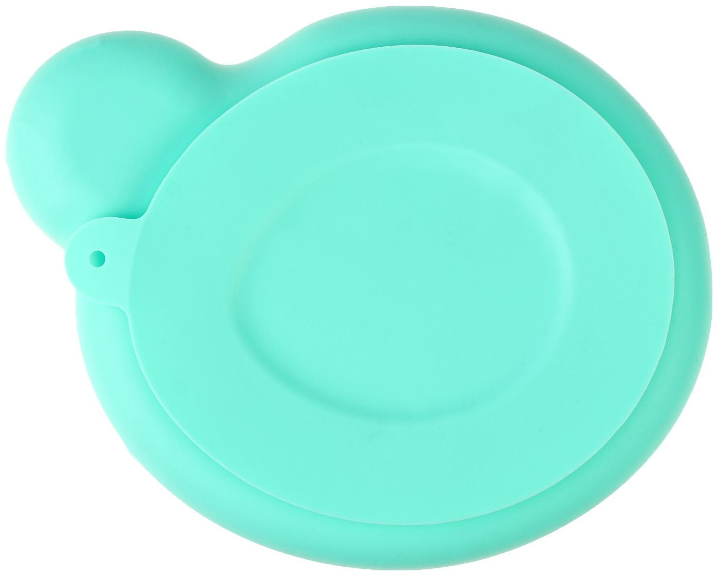Тарелка детская на присоске «Лягушка», силиконовая