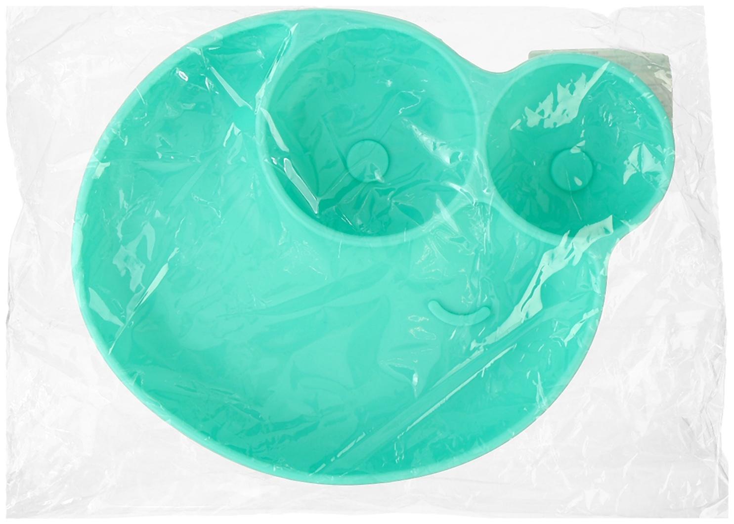 Тарелка детская на присоске «Лягушка», силиконовая