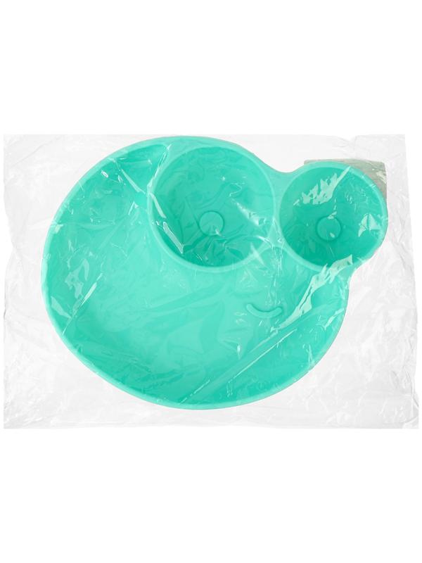 Тарелка детская на присоске «Лягушка», силиконовая