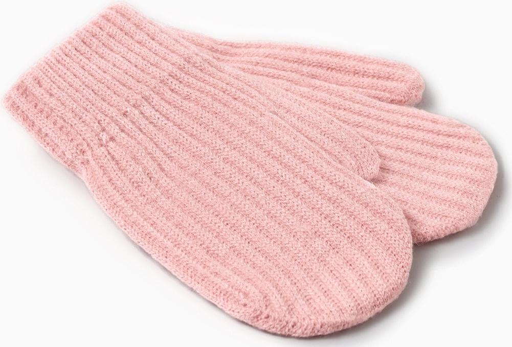 Варежки детские MINAKU, цвет розовый, 18 см