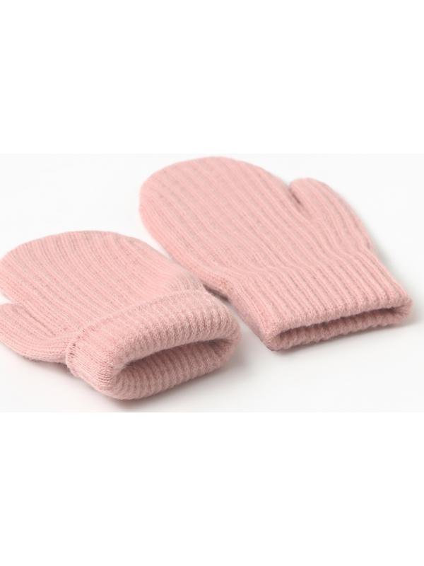Варежки детские MINAKU, цвет розовый, 18 см