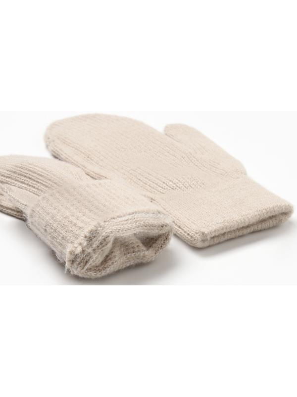 Варежки детские MINAKU, цвет бежевый, 18 см