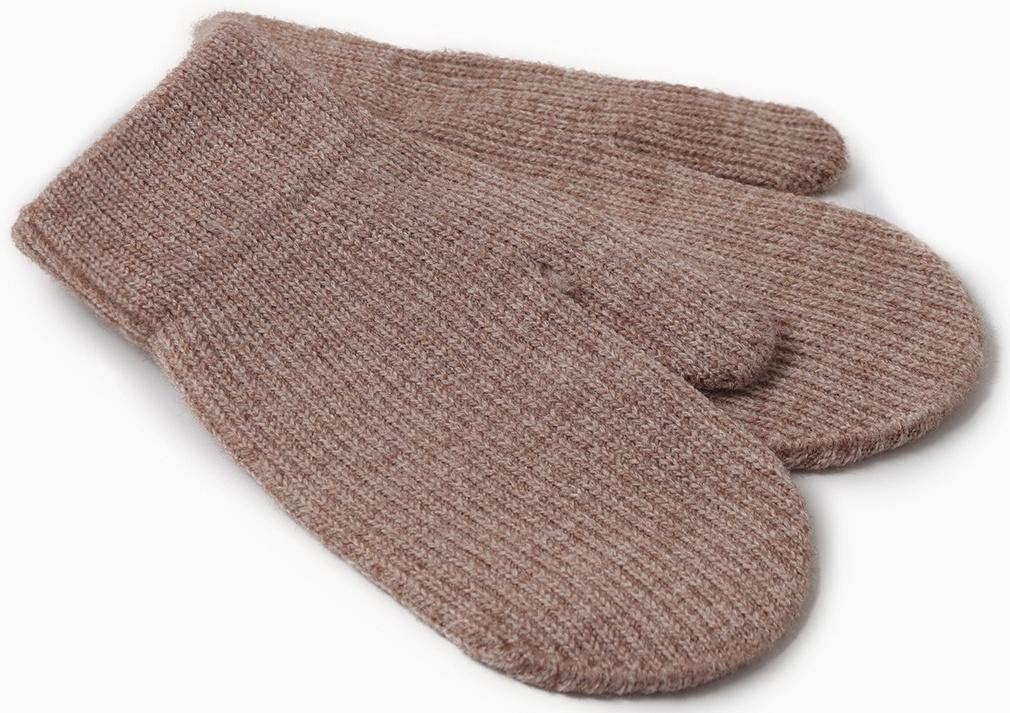 Варежки детские MINAKU, цвет коричневый, 18 см