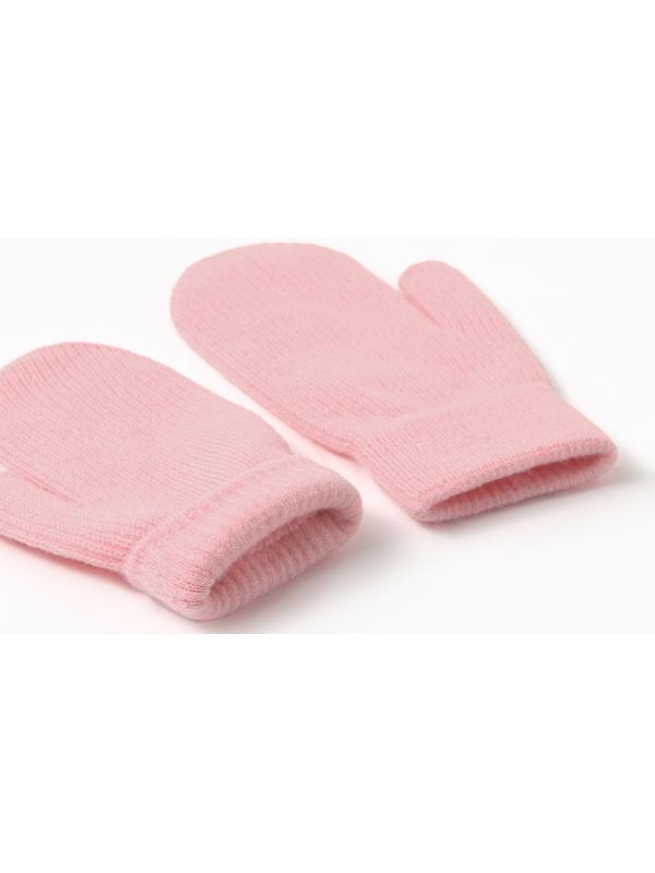 Варежки детские MINAKU, цвет розовый, 18 см