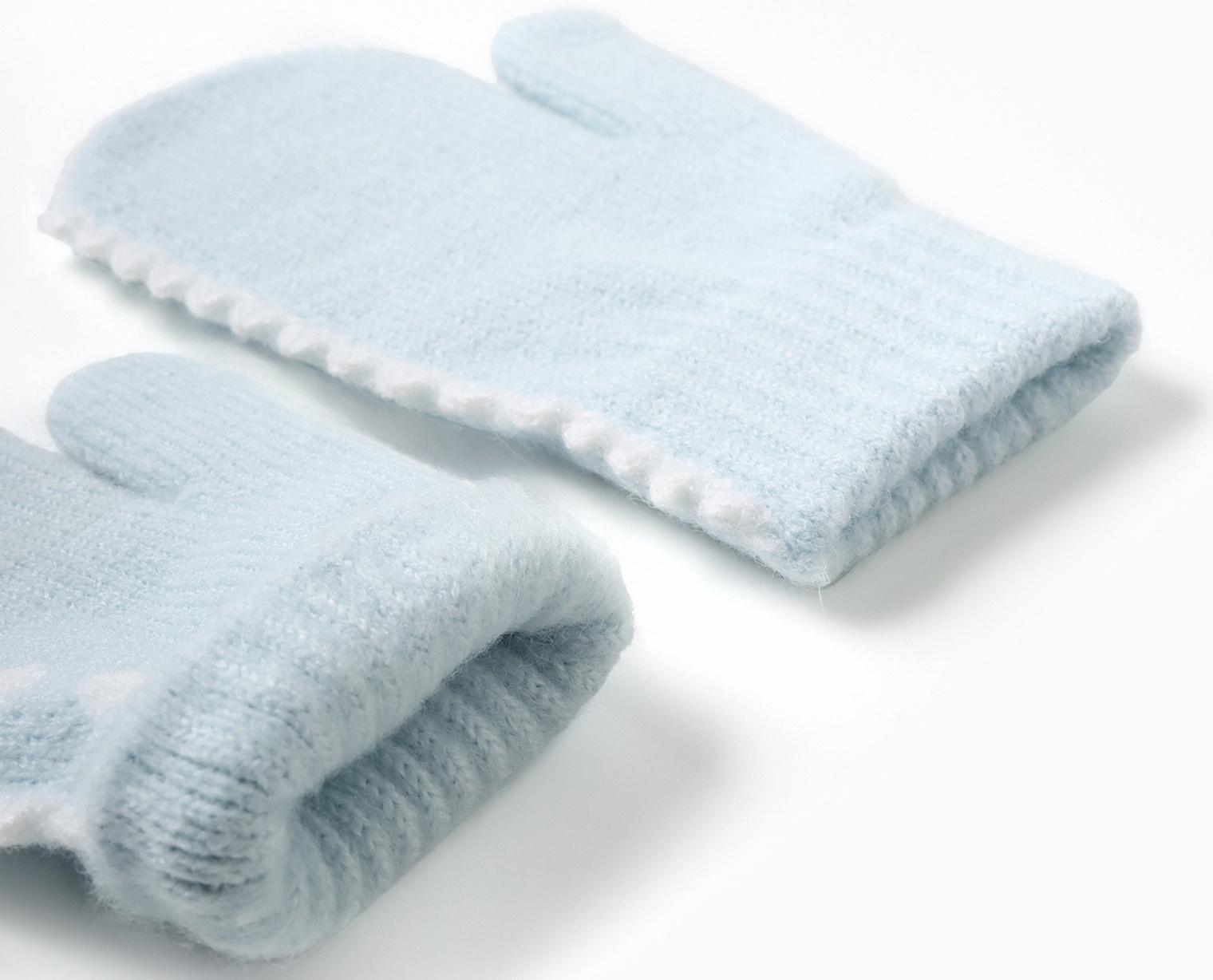 Варежки детские MINAKU, цвет голубой, 15 см