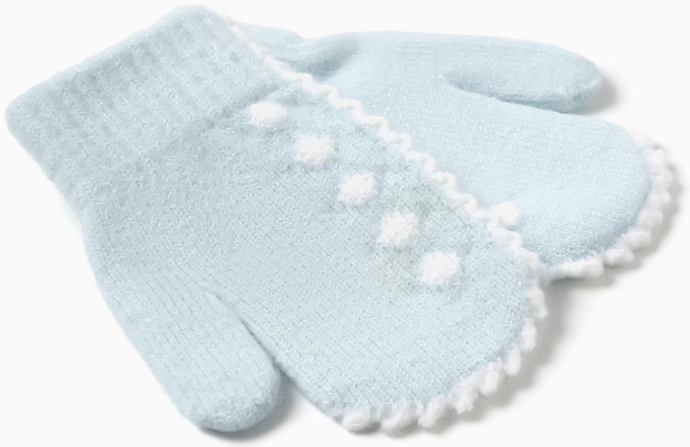 Варежки детские MINAKU, цвет голубой, 15 см