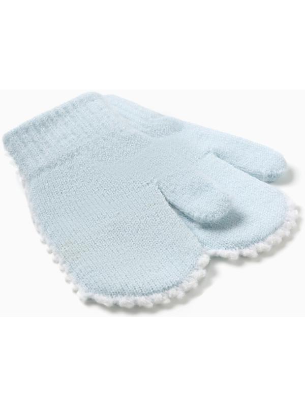 Варежки детские MINAKU, цвет голубой, 15 см
