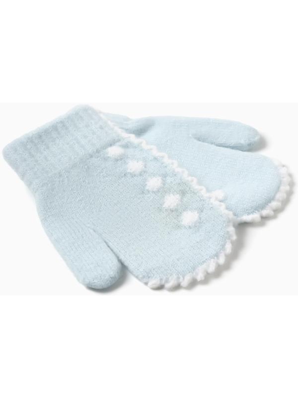 Варежки детские MINAKU, цвет голубой, 15 см