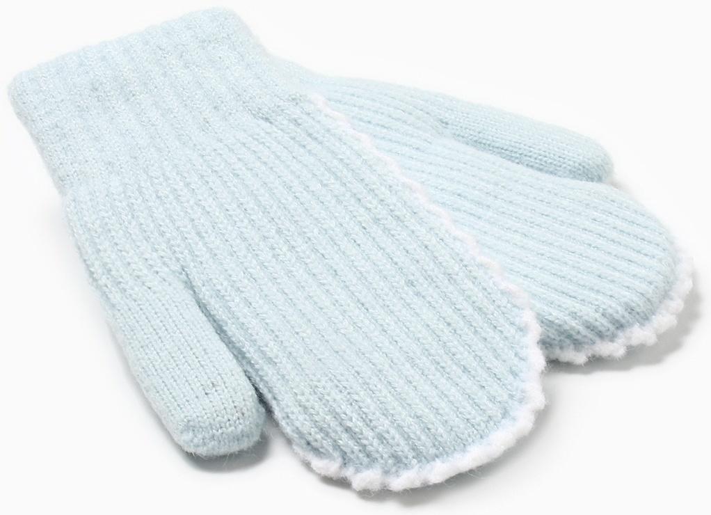 Варежки детские MINAKU, цвет голубой, 18 см