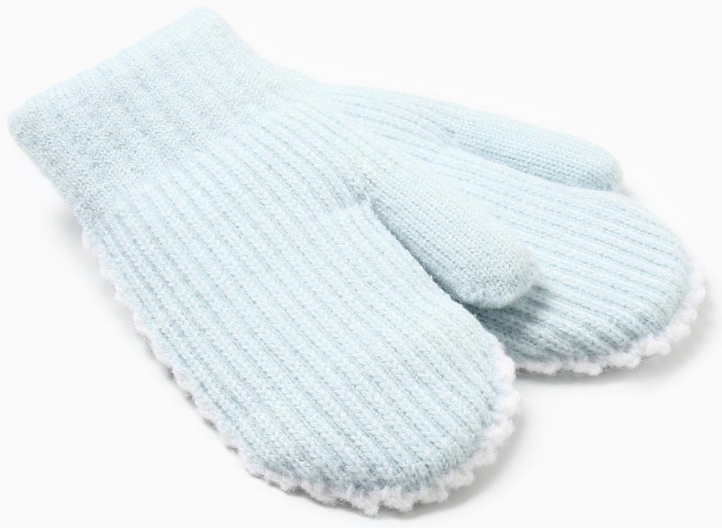 Варежки детские MINAKU, цвет голубой, 18 см