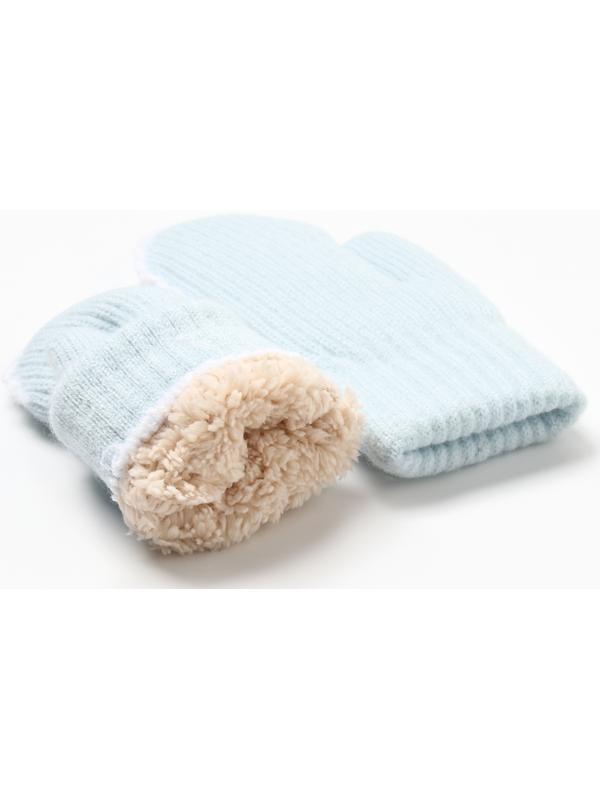 Варежки детские MINAKU, цвет голубой, 18 см