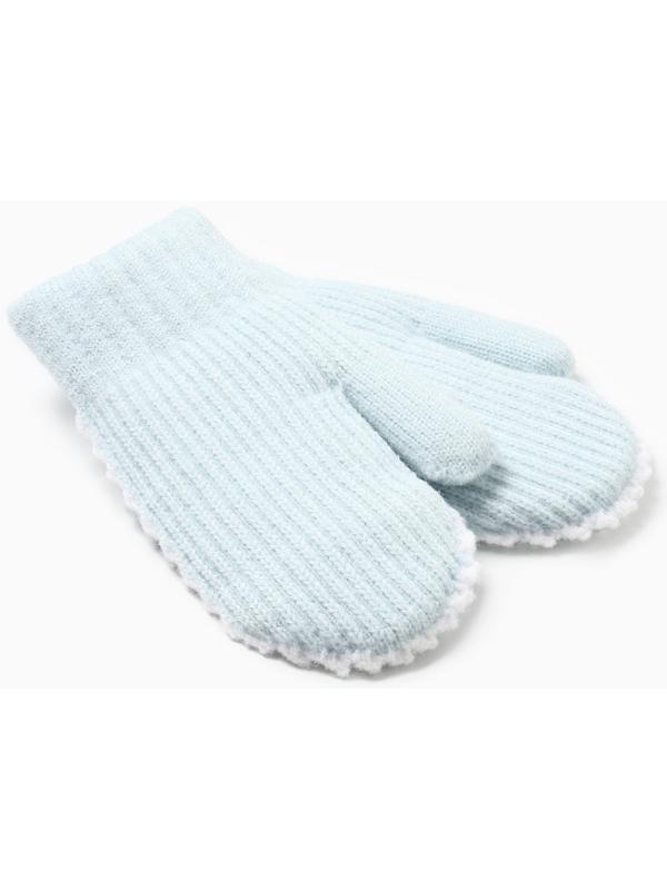 Варежки детские MINAKU, цвет голубой, 18 см