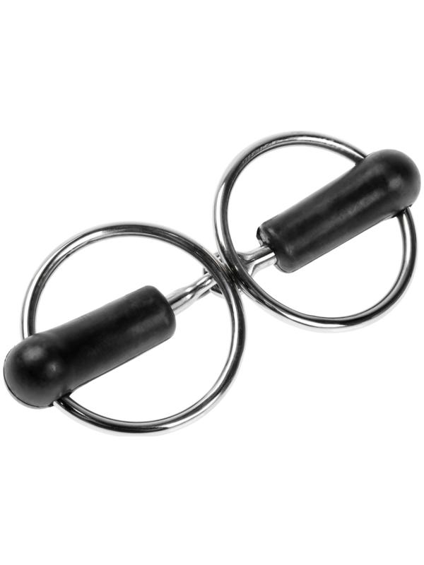 Удило для лошади с гипоалергенным плстиком, 140 мм, металл