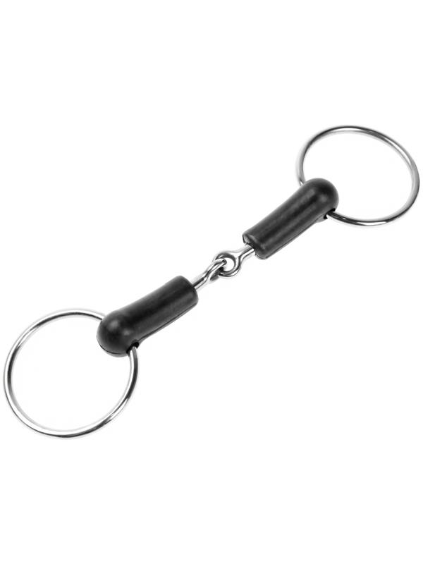 Удило для лошади с гипоалергенным плстиком, 140 мм, металл