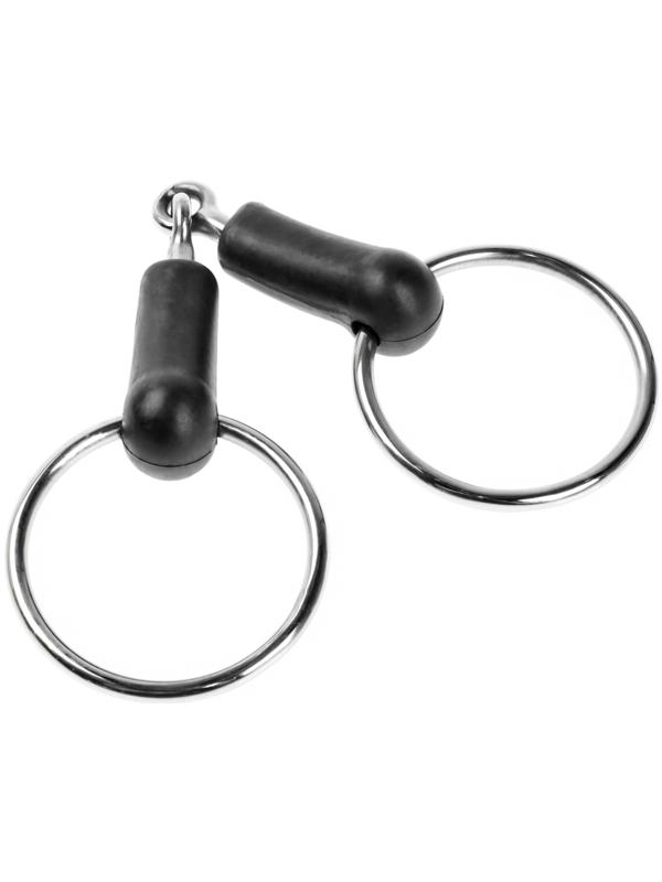 Удило для лошади с гипоалергенным плстиком, 140 мм, металл