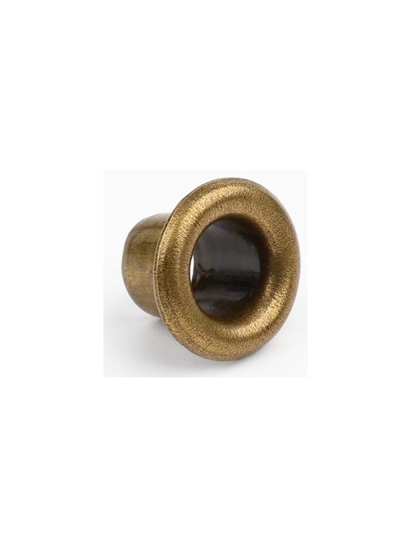 Застёжка для кепки, с люверсом, 2×2 см, цвет бронзовый