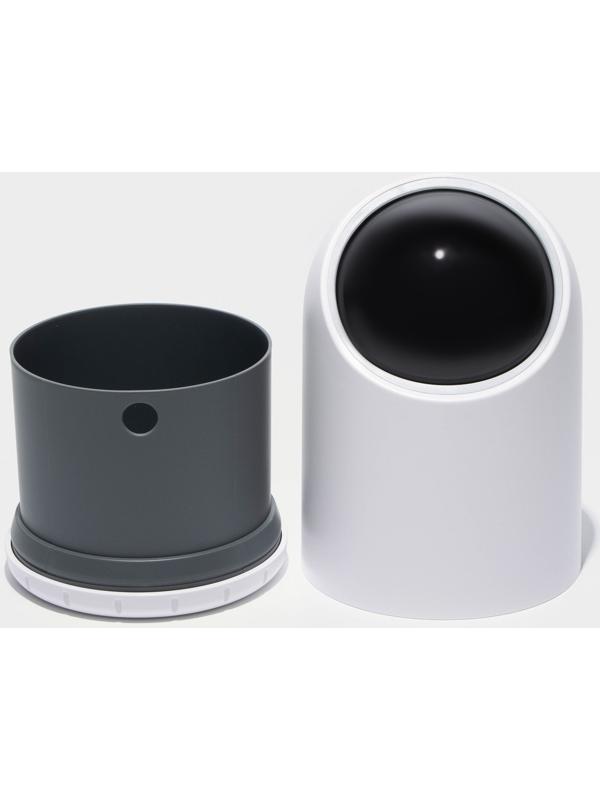 Ведро для мусора сенсорное настольное SAVANNA, 2 л, белое