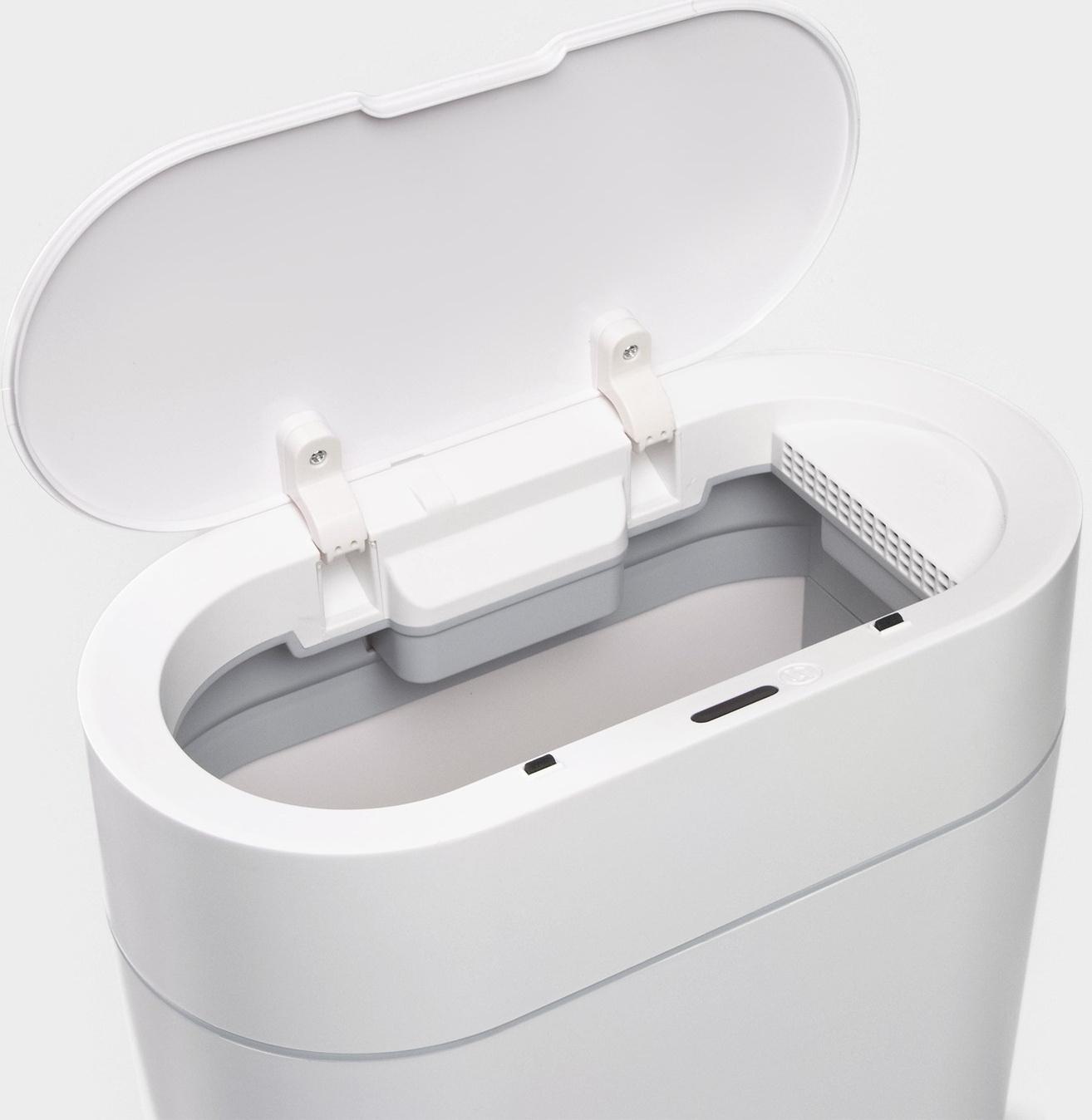 Ведро для мусора сенсорное SAVANNA, 9 л, белое