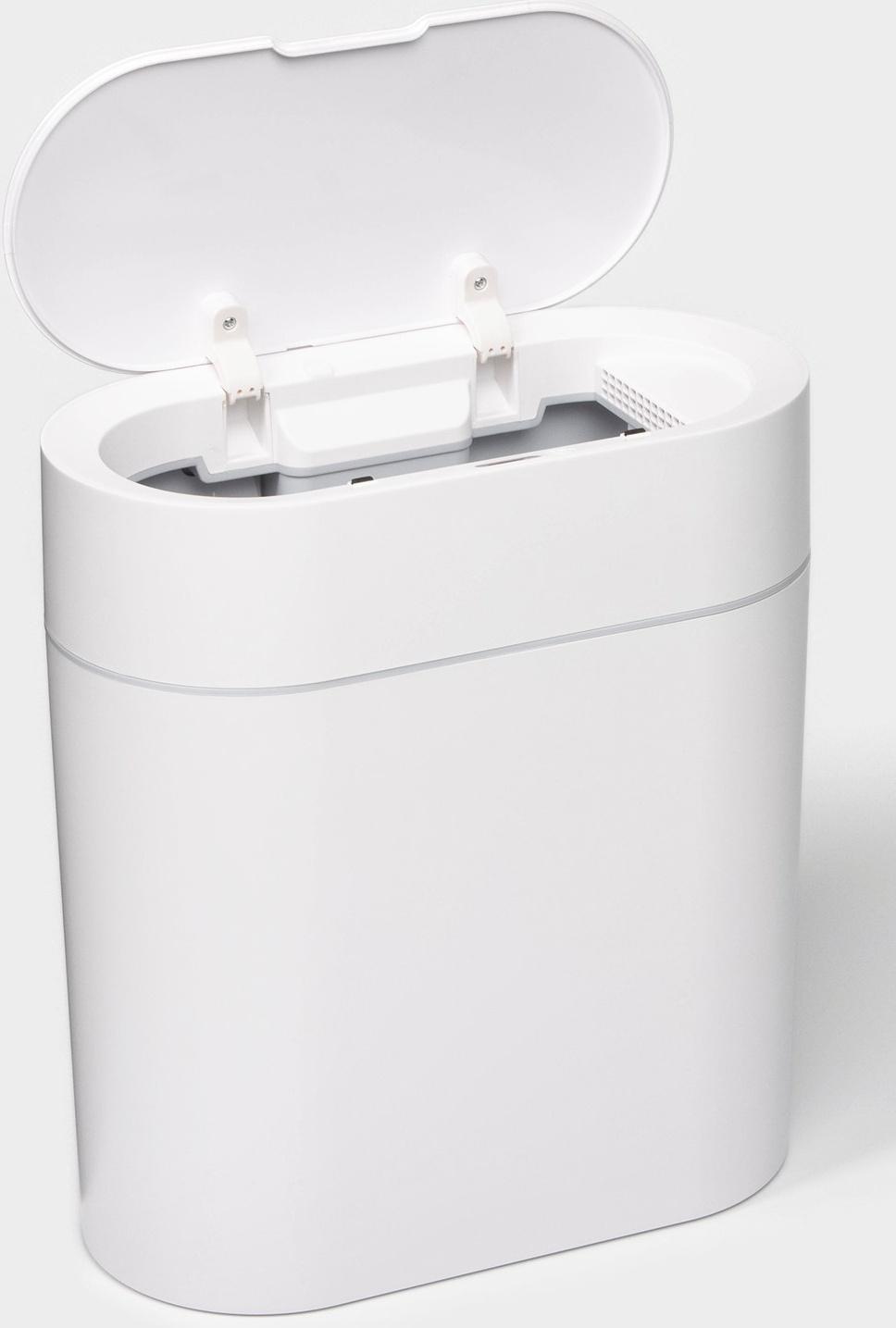 Ведро для мусора сенсорное SAVANNA, 9 л, белое