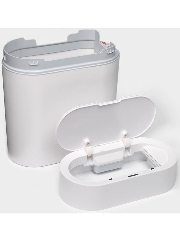 Ведро для мусора сенсорное SAVANNA, 9 л, белое