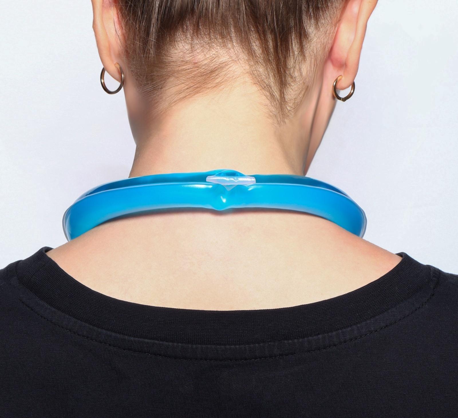 Воротник охлаждающий, 17 × 16 × 2 см, цвет синий