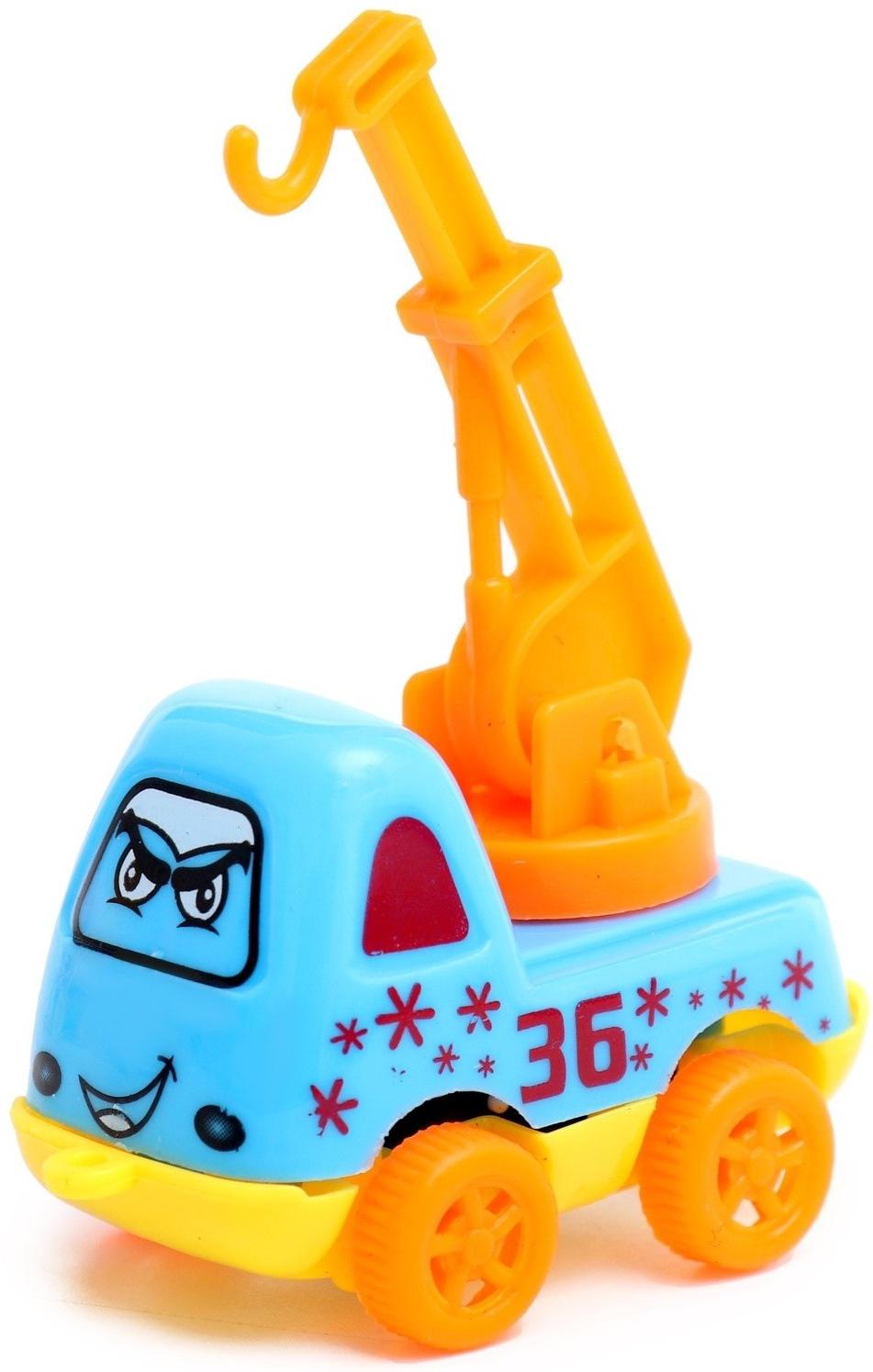 Машинки детские «Строители», набор 12 шт., подвижные детали