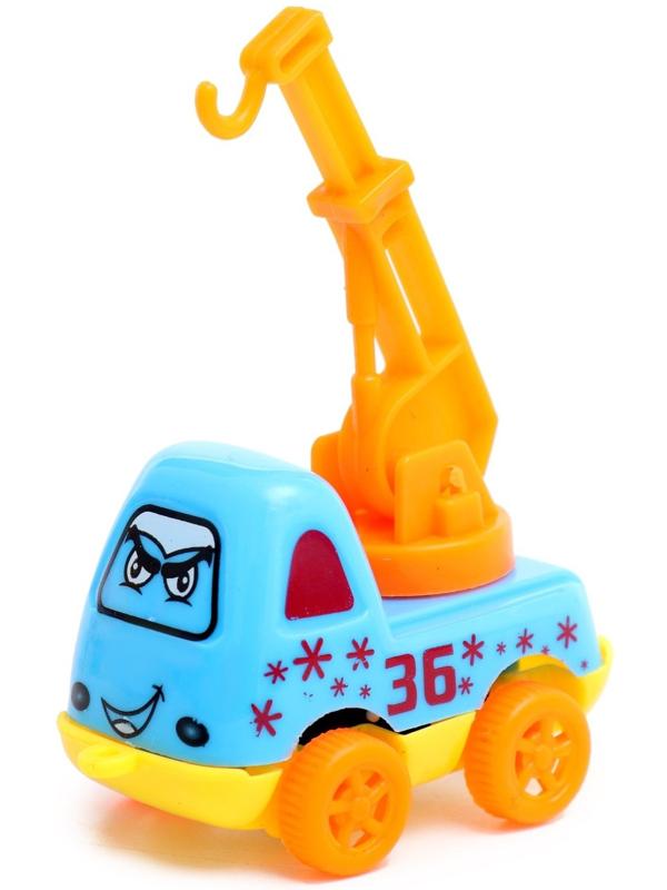Машинки детские «Строители», набор 12 шт., подвижные детали