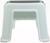 Табурет - подставка детский с прорезинеными ступеньками, 36х33х25см, цвет белый/серый