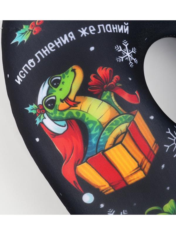 Подушка для путешествий антистресс «Исполнения желаний», чёрный