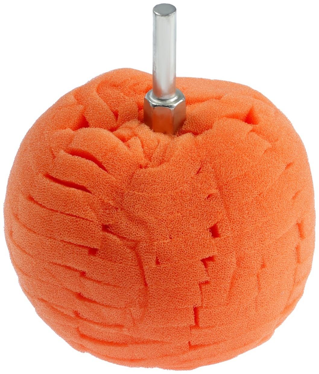 Набор кругов полировальных ТУНДРА, поролоновых, d=80 мм, хвостовик 6 мм, 3 шт.