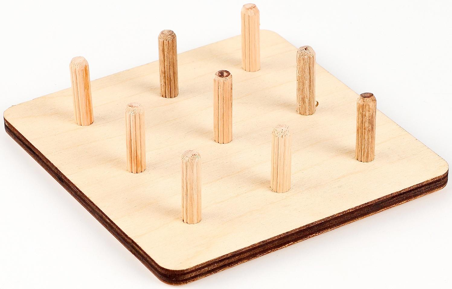 Геоборд с деревянными деталями и заданиями «Математический планшет»