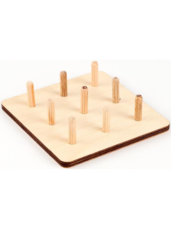 Геоборд с деревянными деталями и заданиями «Математический планшет»