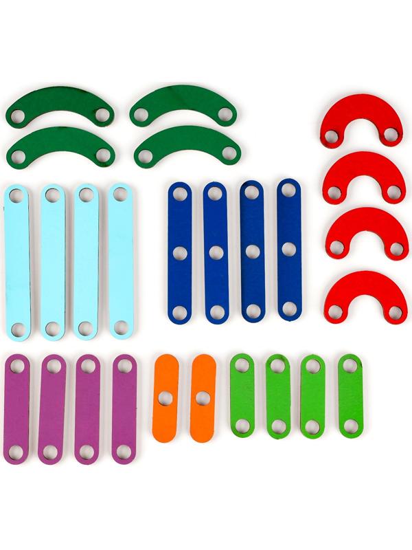 Геоборд с деревянными деталями и заданиями «Математический планшет»