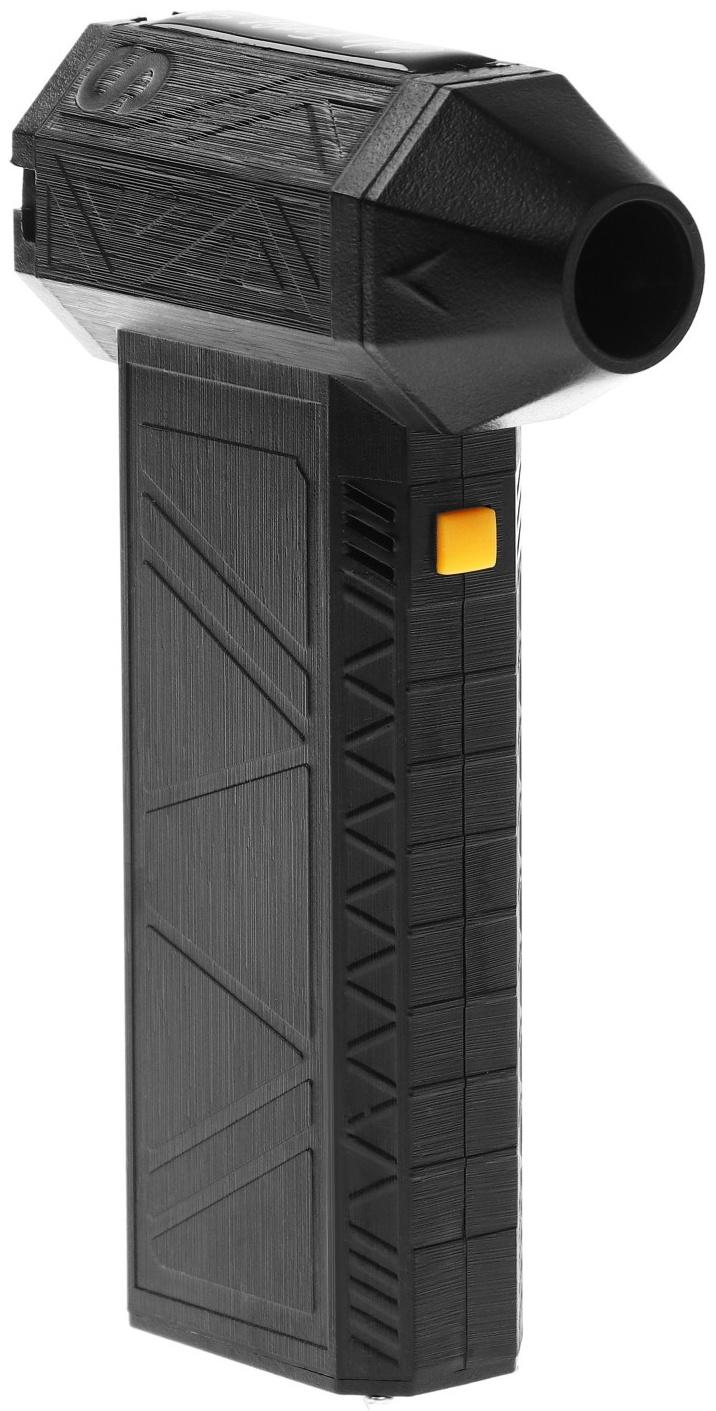 Воздуходувка - пылесос, аккумуляторная, портативная LOF-07, 130 000 об/мин, 50 м/с, 4 000 мАч, Type-C, чёрная