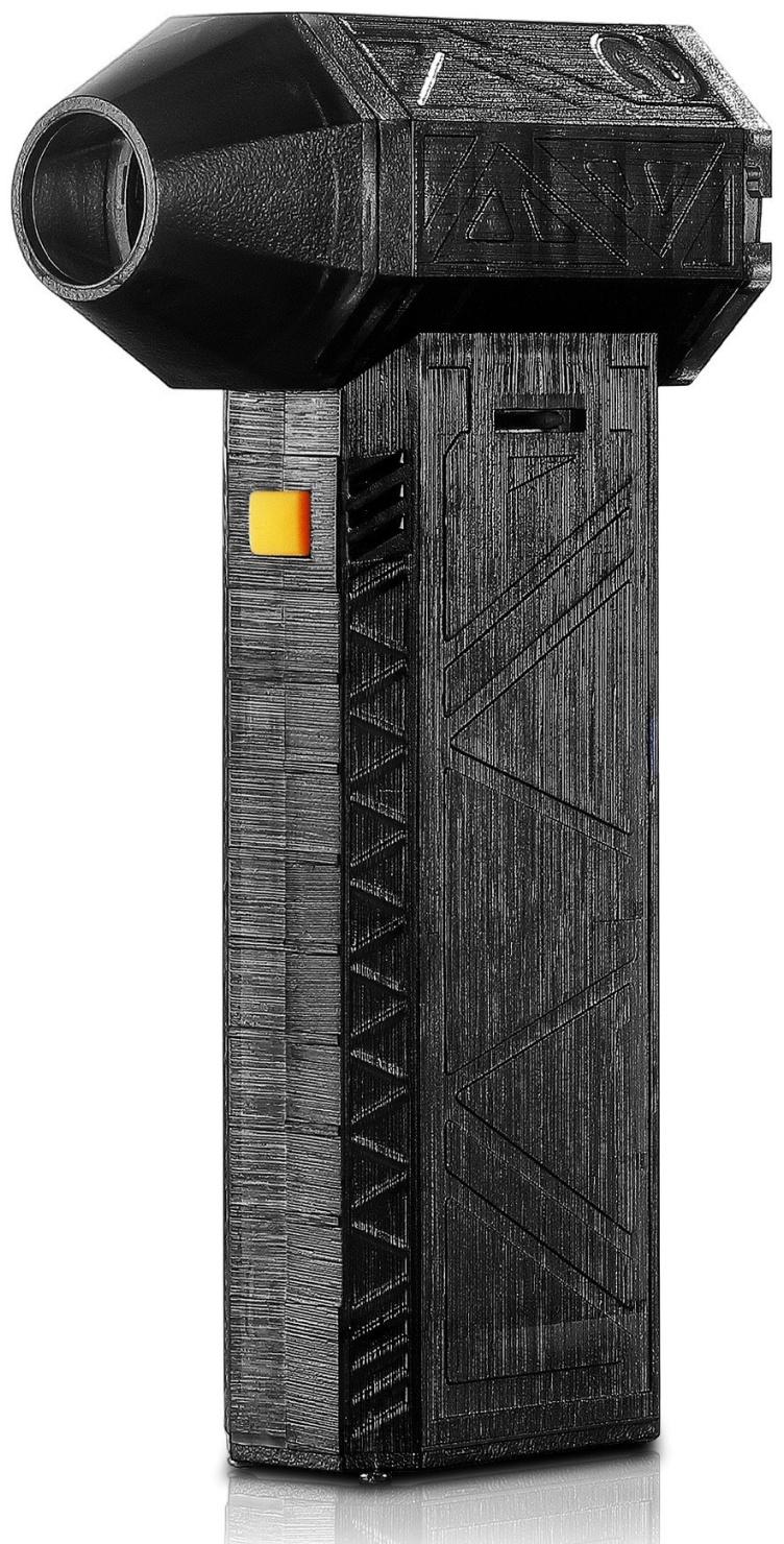 Воздуходувка - пылесос, аккумуляторная, портативная LOF-07, 130 000 об/мин, 50 м/с, 4 000 мАч, Type-C, чёрная