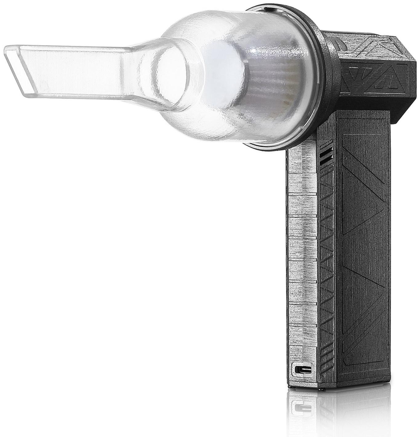 Воздуходувка - пылесос, аккумуляторная, портативная LOF-07, 130 000 об/мин, 50 м/с, 4 000 мАч, Type-C, чёрная