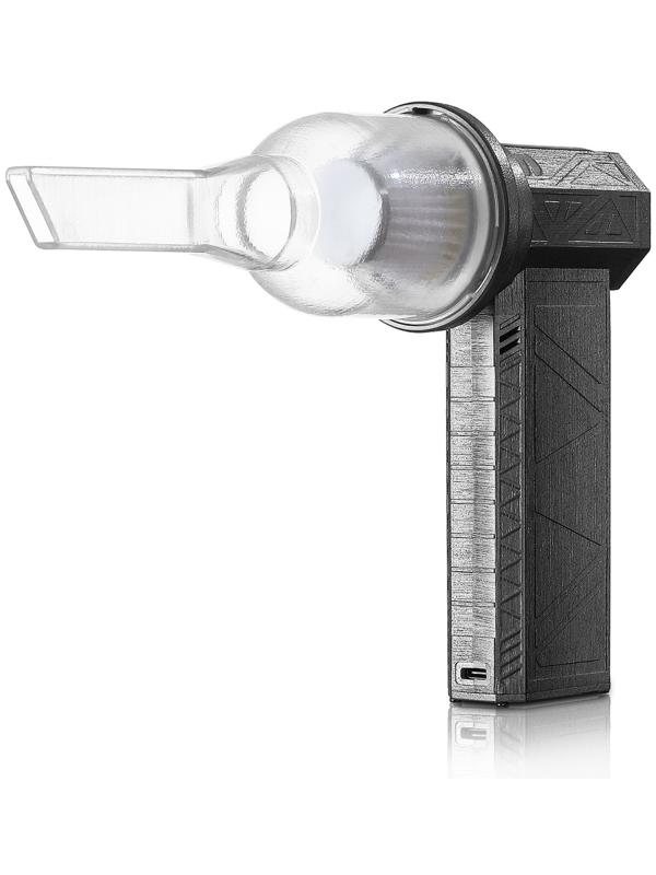 Воздуходувка - пылесос, аккумуляторная, портативная LOF-07, 130 000 об/мин, 50 м/с, 4 000 мАч, Type-C, чёрная