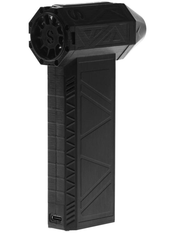 Воздуходувка - пылесос, аккумуляторная, портативная LOF-07, 130 000 об/мин, 50 м/с, 4 000 мАч, Type-C, чёрная