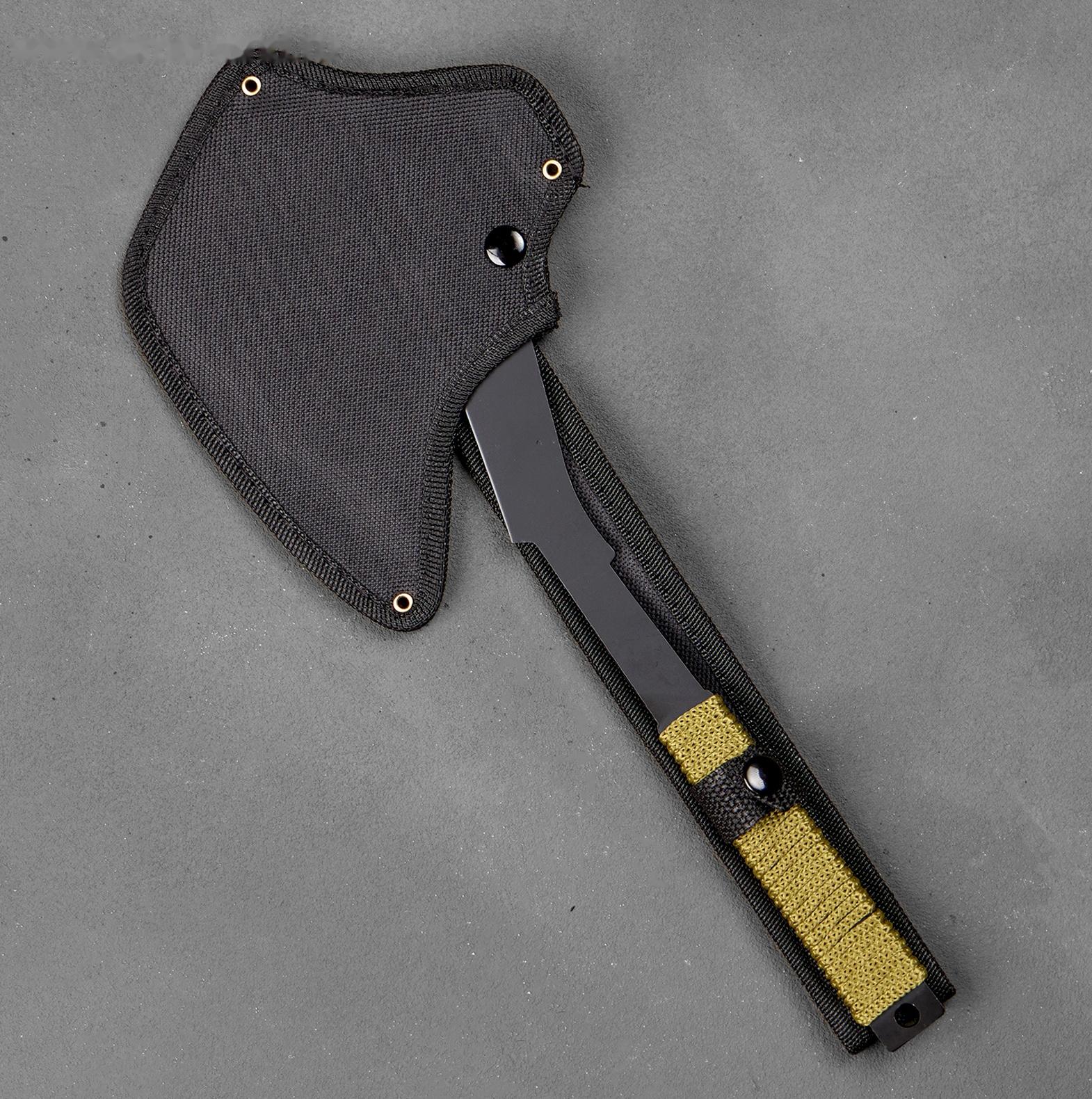 Топорик туристический, рукоять в оплетке, 34см