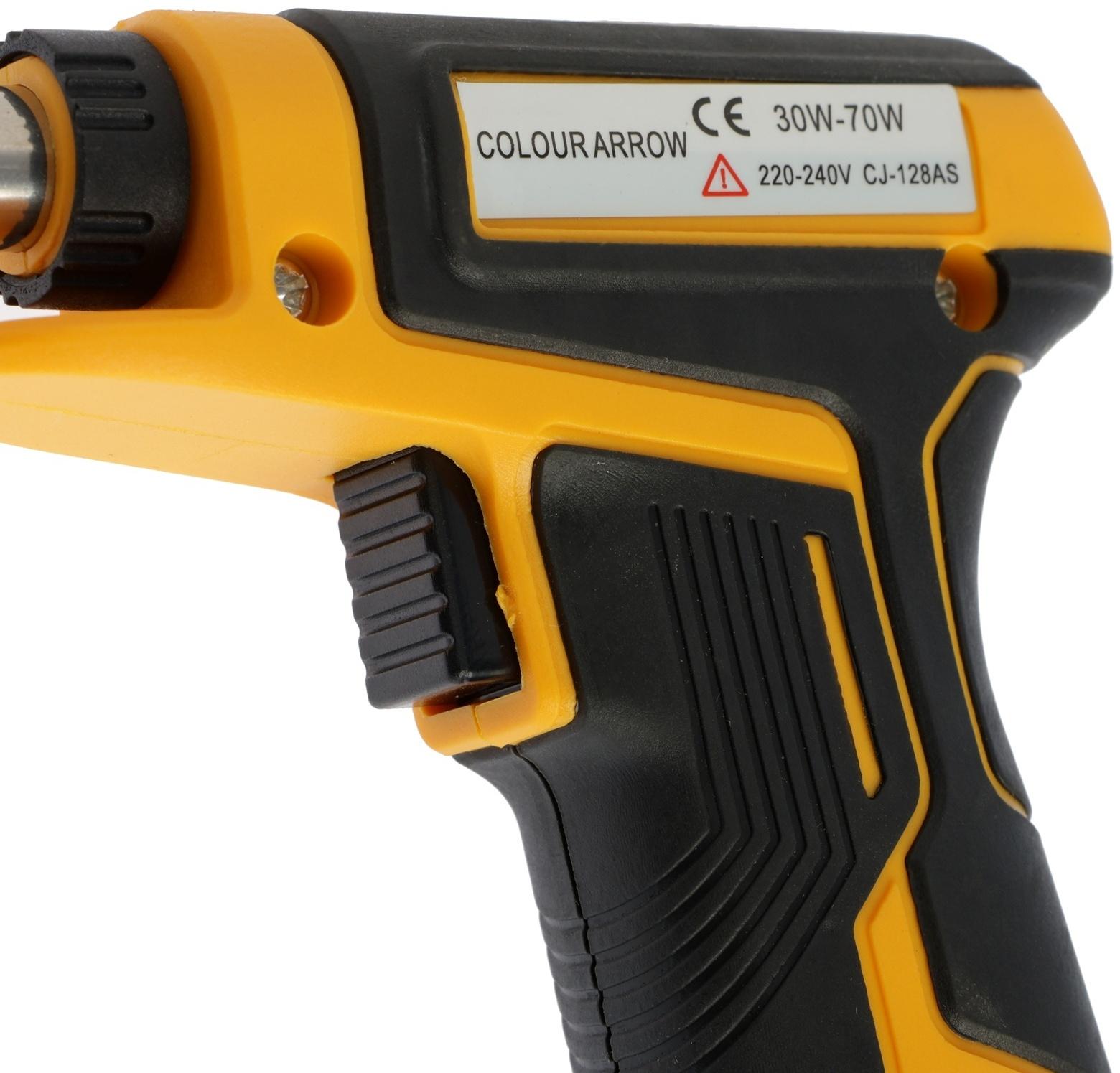 Паяльник-пистолет с регулировкой мощности ТУНДРА, 30-70 Вт, двухкомпонентная рукоятка